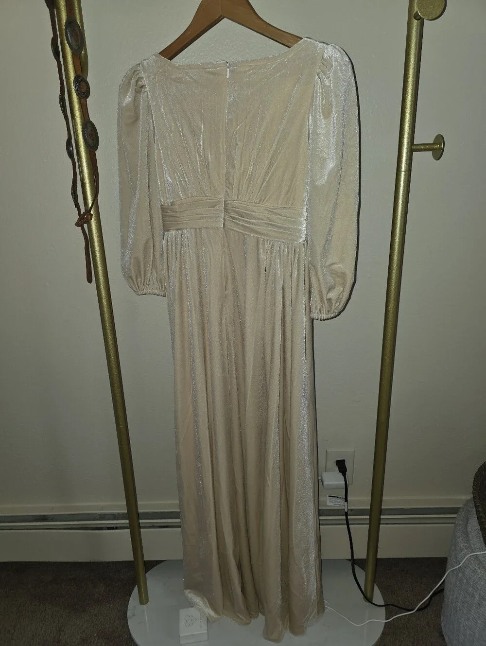 Velvet Maxi Girls Dress Size 14-16 Jr Bridesmaid Formal By KIDSOR NWT